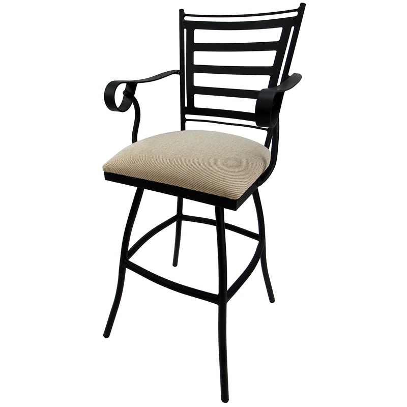Outdoor Extra Tall Spectator Swivel Bar Stool 35