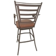Outdoor Patio Extra Tall Spectator Swivel Bar Stool 35