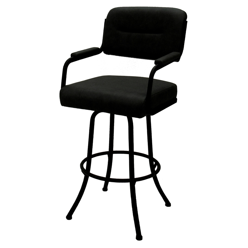 Swivel Counter Metal Bar Stool 26