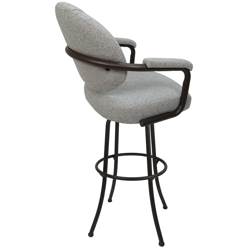 Swivel Extra Tall Metal Bar Stool 34