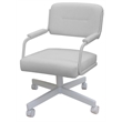 4 - Swivel Metal Caster Dining Chairs - M-110 Style