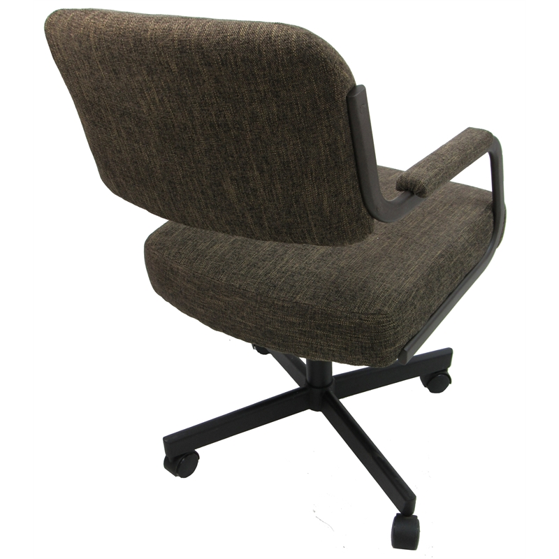 4 - Swivel Metal Caster Dining Chairs - M-110 Style