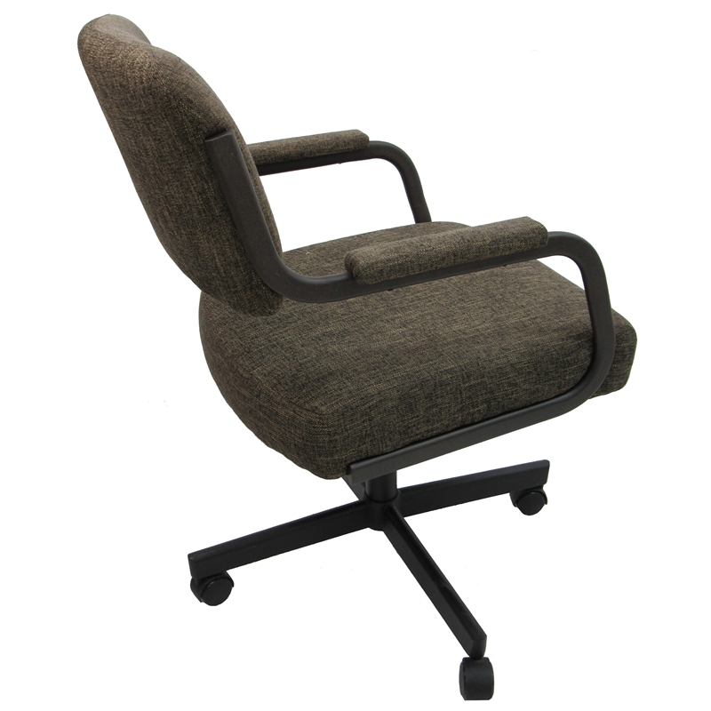 4 - Swivel Metal Caster Dining Chairs - M-110 Style