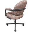 Swivel Metal Caster Dining Chair M-70 - Watusi Madder - Grey