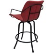 Swivel Counter Metal Bar Stool 26