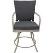 Outdoor/Indoor Patio Dining Set - Ofir - Dark Gray Linen - Beige