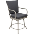 Outdoor/Indoor Patio Dining Set - Ofir - Dark Gray Linen - Beige