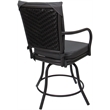 Outdoor/Indoor Patio Dining Set - Ofir - Dark Gray Linen - Gray