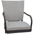 Outdoor/Indoor Patio Dining Set - Ofir - White Linen - Gray