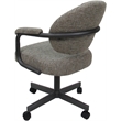 Swivel Metal Dining Caster Chair- M-70 - Jetty June Khaki - Gray