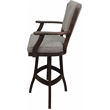 Classic Counter Swivel Bar Stool Solid Wood 26