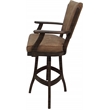 Classic Counter Swivel Bar Stool Solid Wood 26