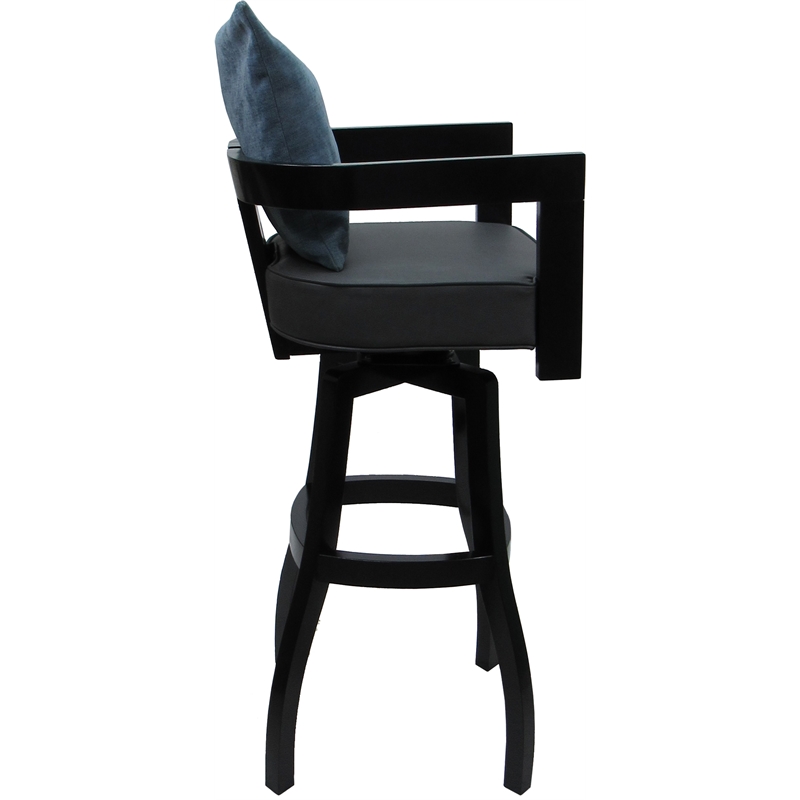 Swivel Wood Bar Stool 30