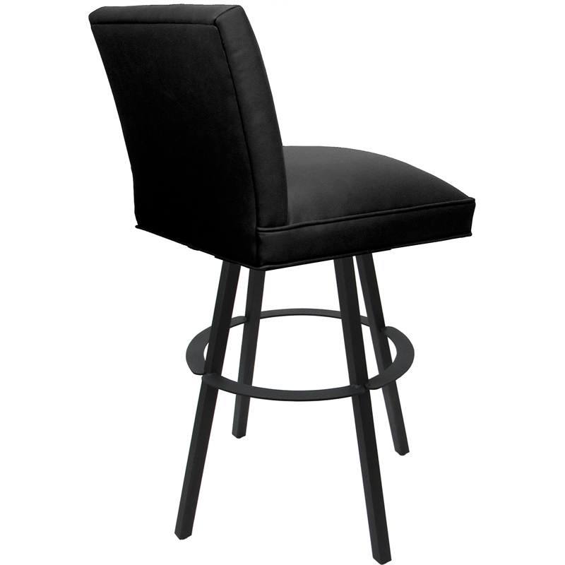 Set of 3 Swivel Metal Bar Stools 30