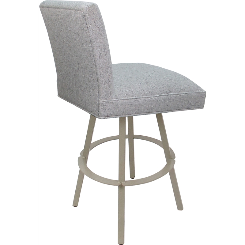 Set of 3 Swivel Metal Bar Stools 30