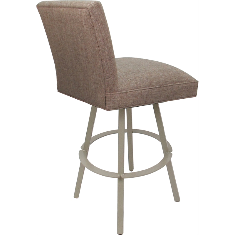 Sommerville Extra Tall Swivel Metal Stool in Basin Beige/Beige (Set of 3)