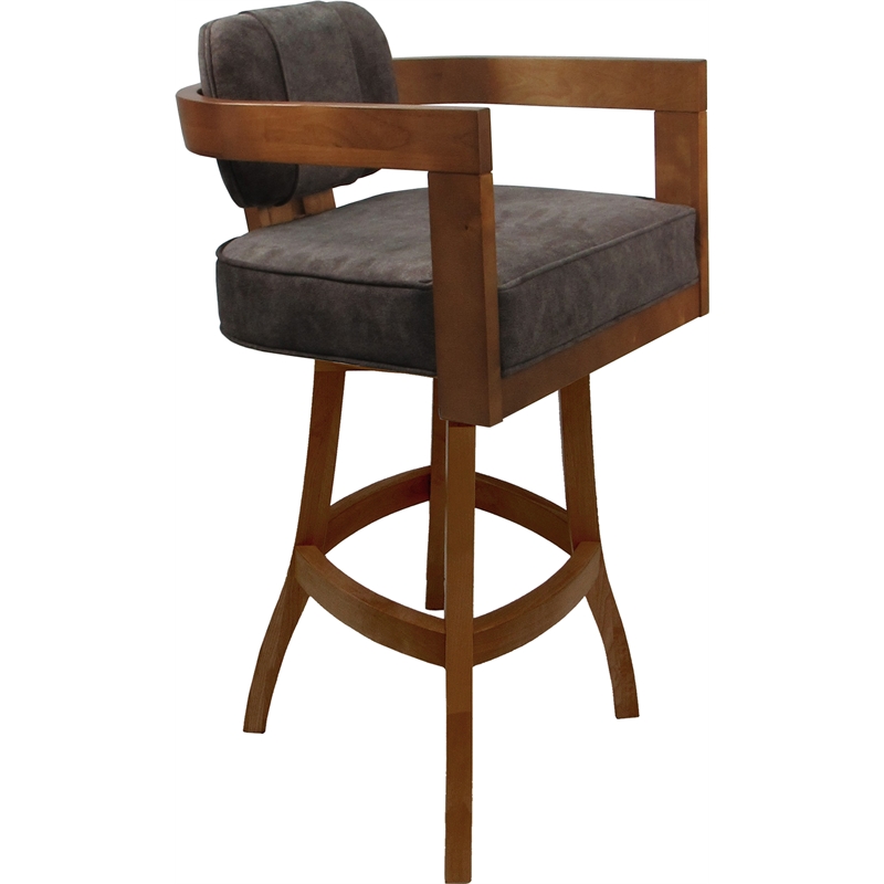 Swivel Wood Counter Stool 26