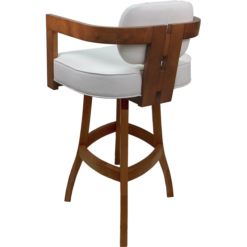 Swivel Wood Bar Stool 30