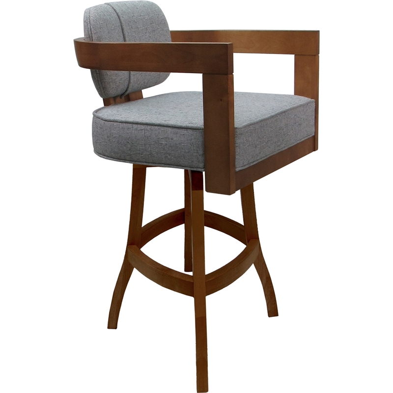 Swivel Wood Bar Stool 30