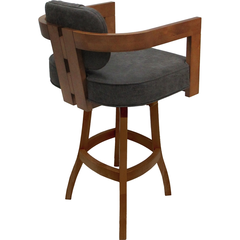 Swivel Wood Bar Stool 30