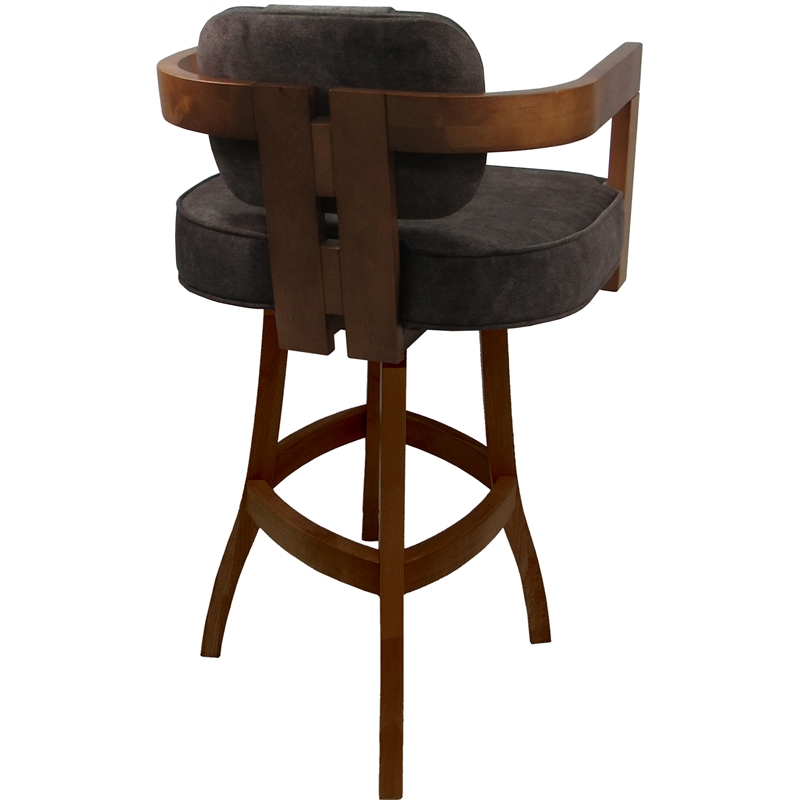 Swivel Wood Bar Stool 30