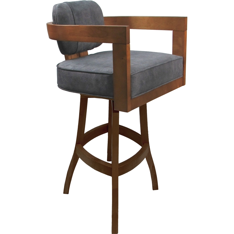 Swivel Wood Bar Stool 30