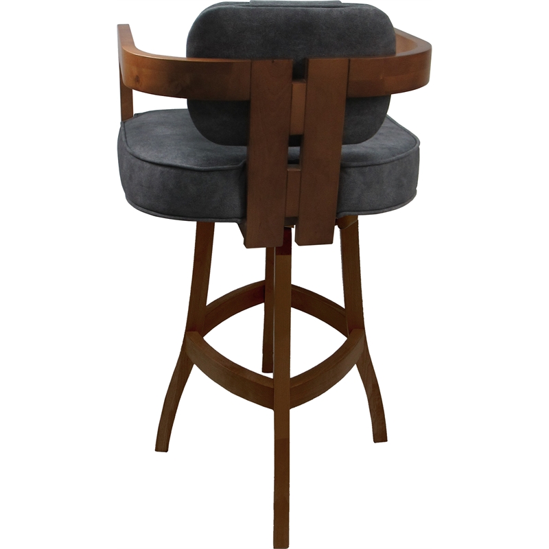Swivel Wood Bar Stool 30