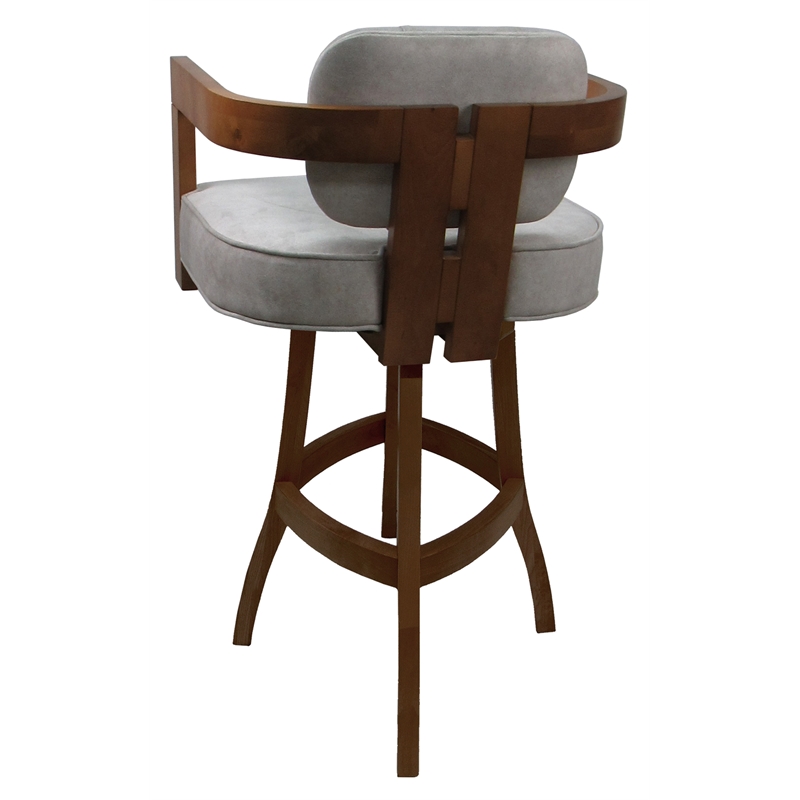 Swivel Wood Bar Stool 30
