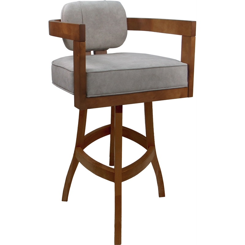 Swivel Wood Bar Stool 30