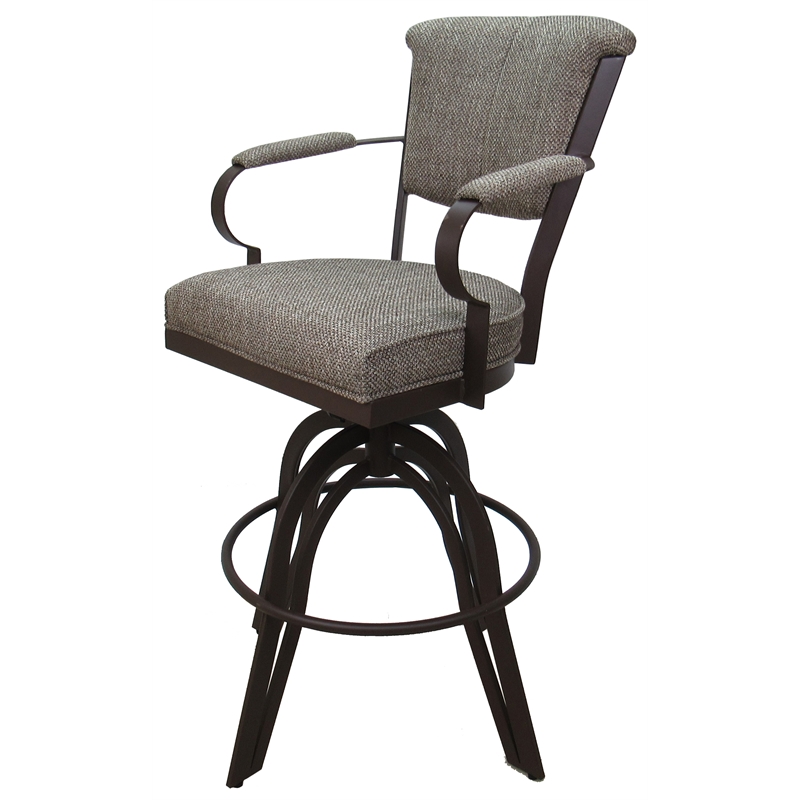 Swivel Tilt Metal Counter Stool 24
