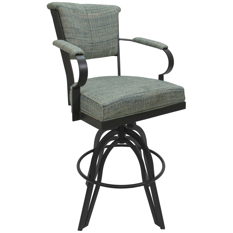 Swivel Tilt Metal Counter Stool 24