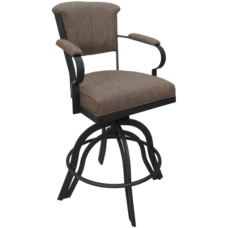 Swivel Tilt Metal Counter Stool 24
