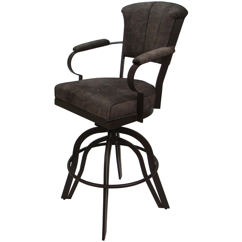 Swivel Tilt Metal Counter Stool 24
