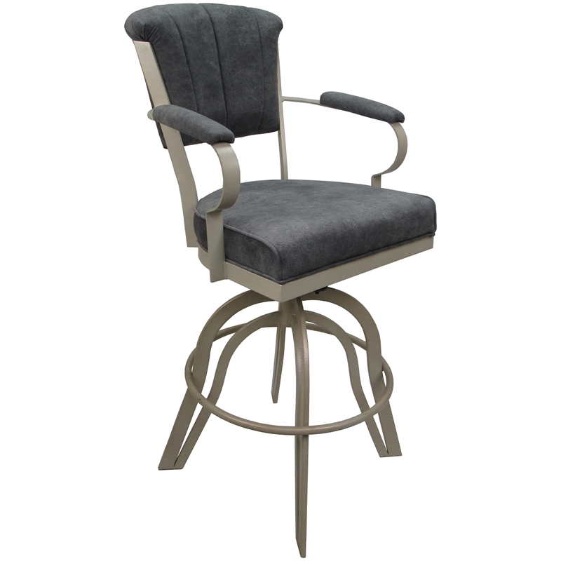Swivel Tilt Metal Counter Stool 24