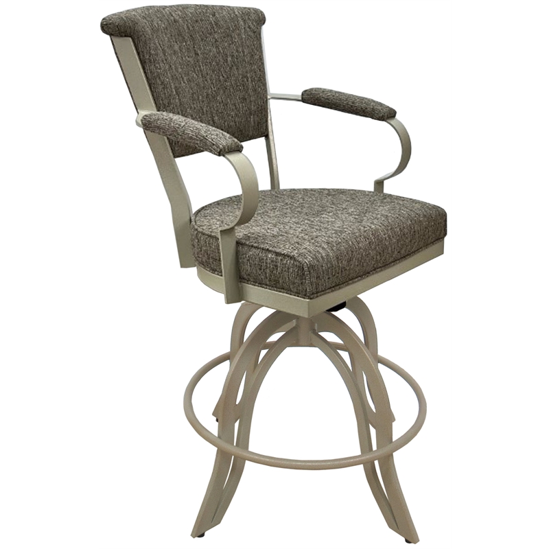 Swivel Tilt Metal Counter Stool 24