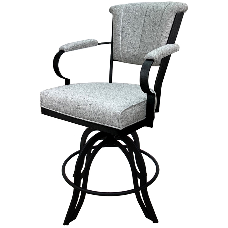 Swivel Tilt Metal Counter Stool 24