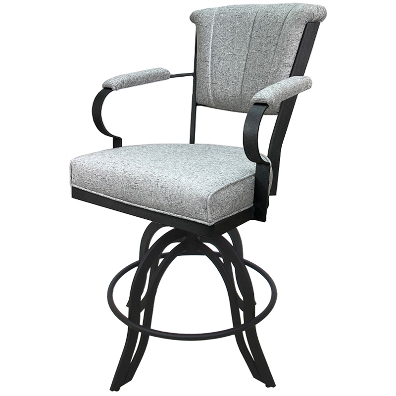 Swivel Tilt Metal Counter Stool 24
