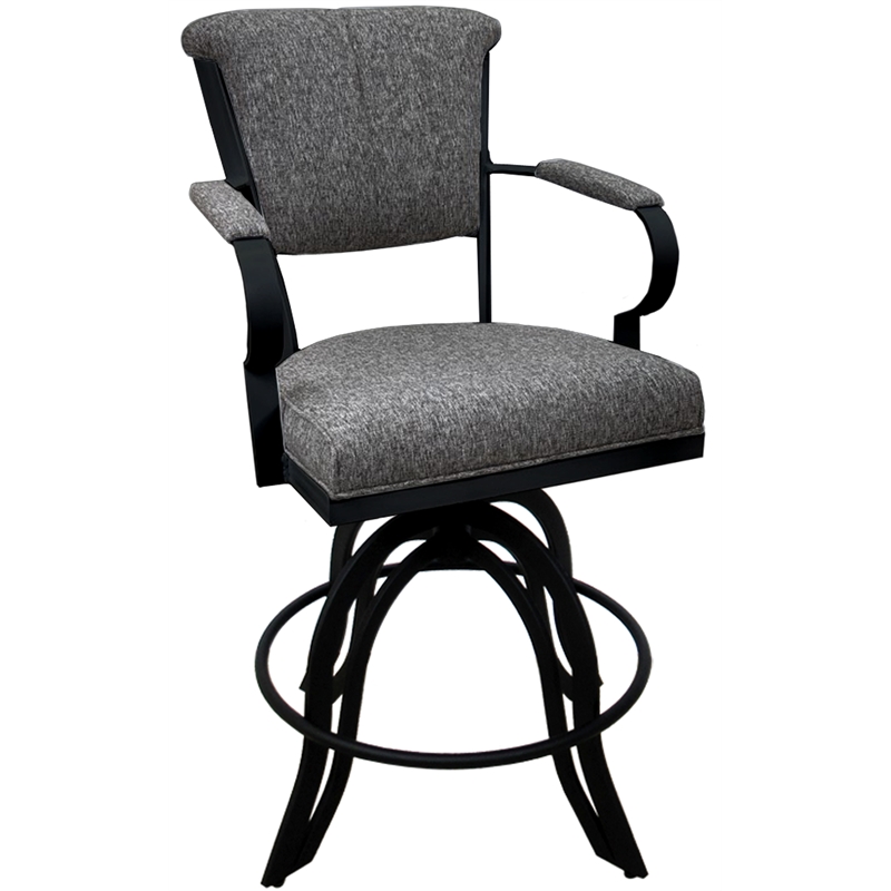 Swivel Tilt Metal Counter Stool 24