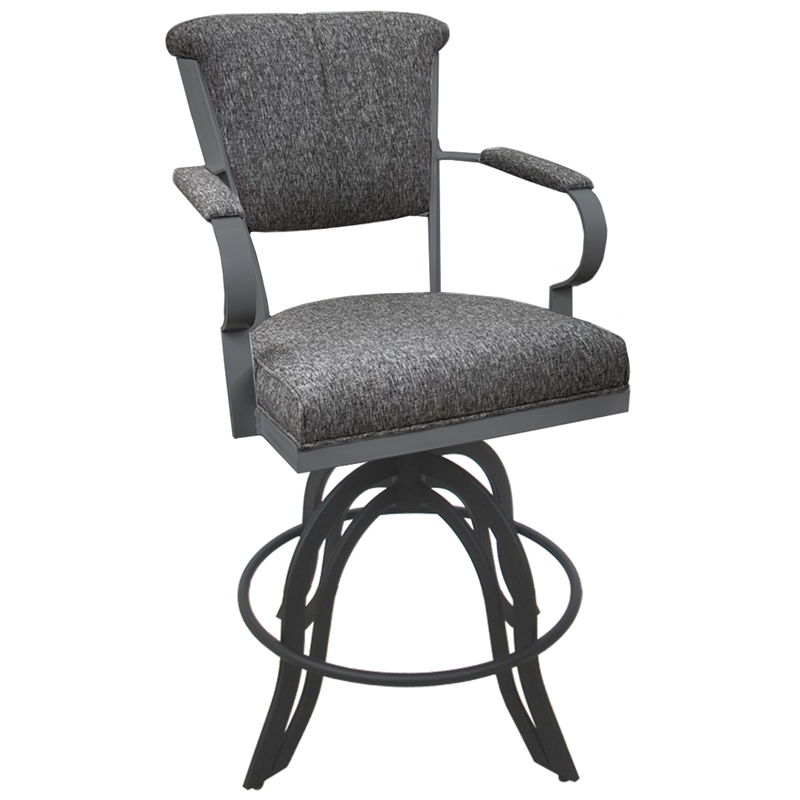 Swivel Tilt Metal Counter Stool 24