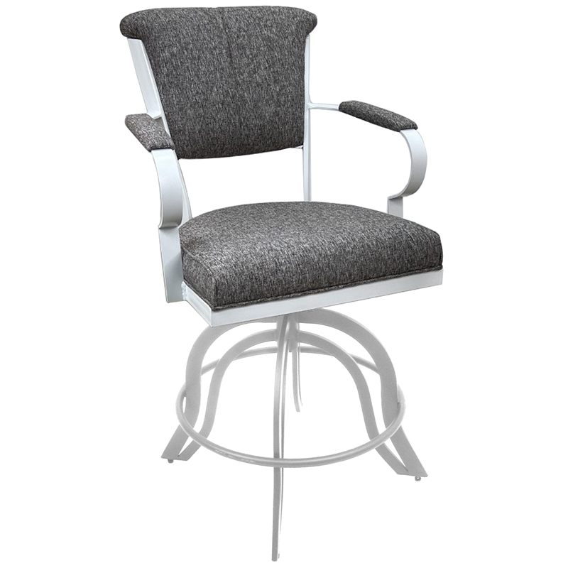 Swivel Tilt Metal Counter Stool 24