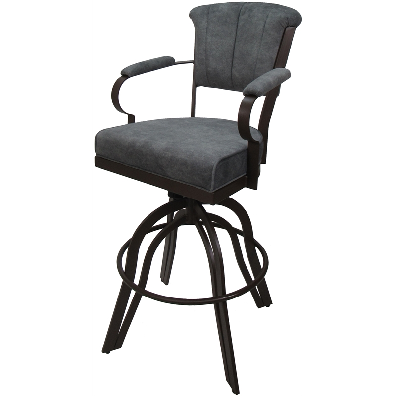Swivel Tilt Metal Counter Stool 24