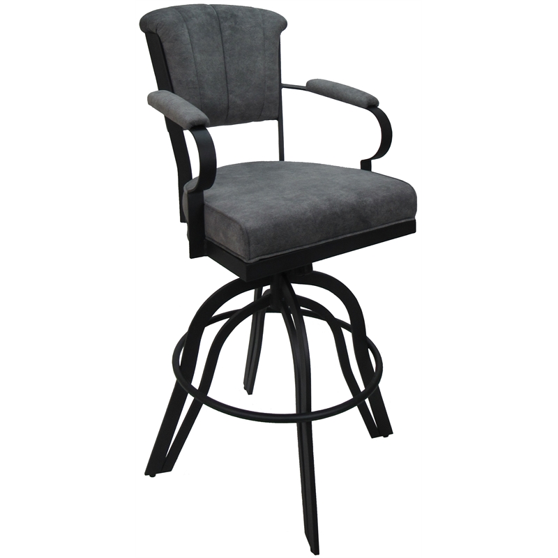 Swivel Tilt Metal Counter Stool 24