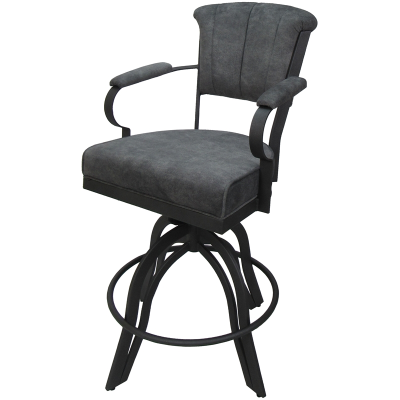 Swivel Tilt Metal Counter Stool 24