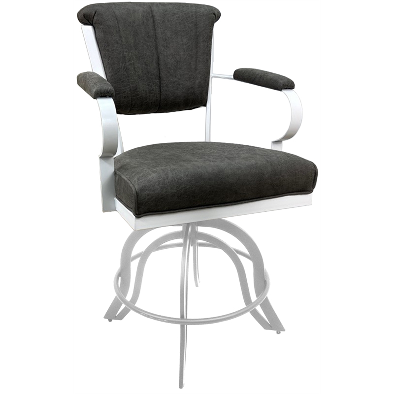 Swivel Tilt Metal Counter Stool 24