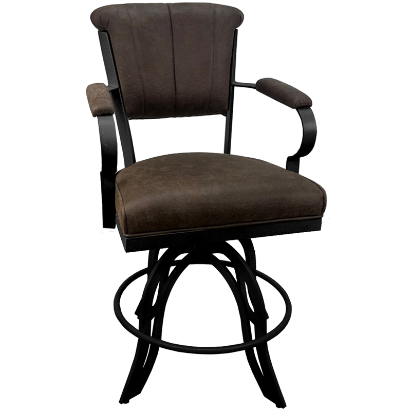 Swivel Tilt Metal Counter Stool 24