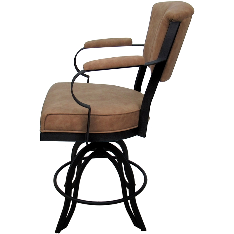 Swivel Tilt Metal Counter Stool 24
