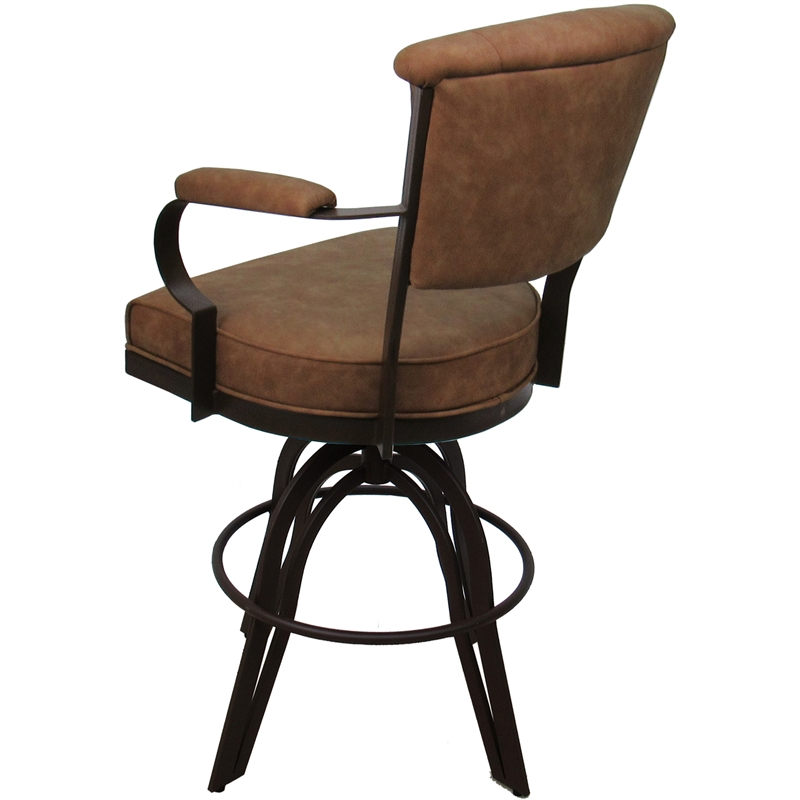 Swivel Tilt Metal Counter Stool 24
