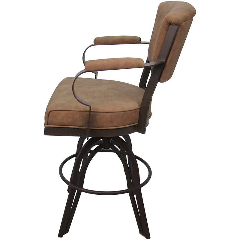 Swivel Tilt Metal Counter Stool 24