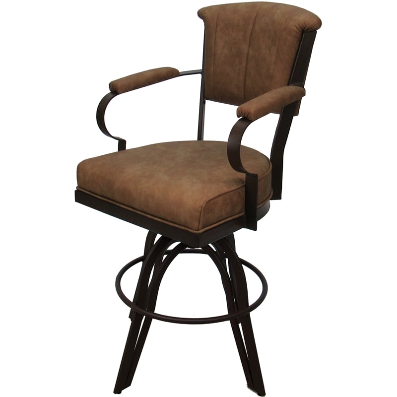 Swivel Tilt Metal Counter Stool 24