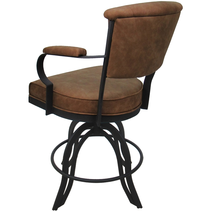 Swivel Tilt Metal Counter Stool 24